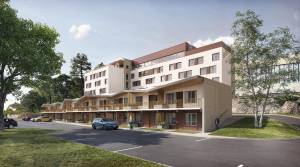 Résidence du Val d'Amour - vue sur la résidence étudiante